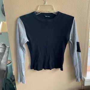 Blue Jean Ribbed T-shirt